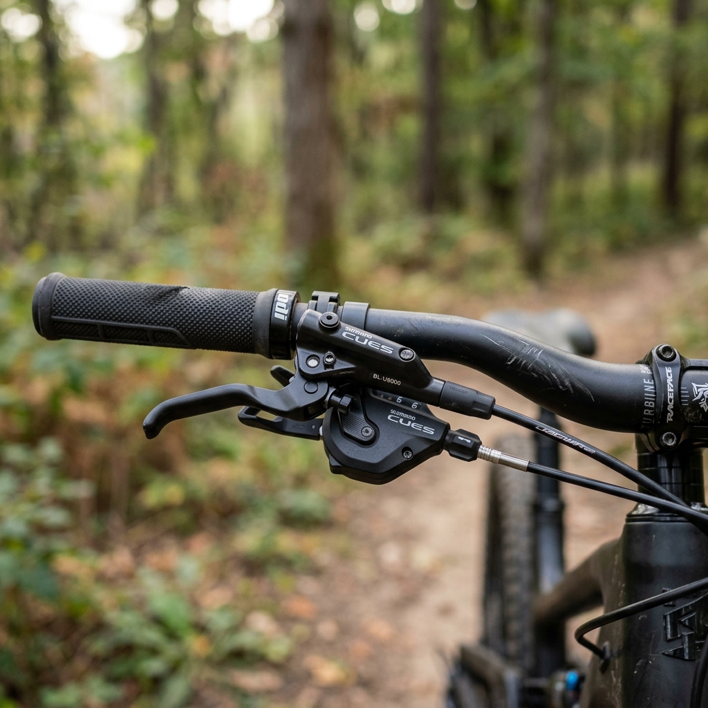 Bicicleta GW Zebra - Detalle de manillar